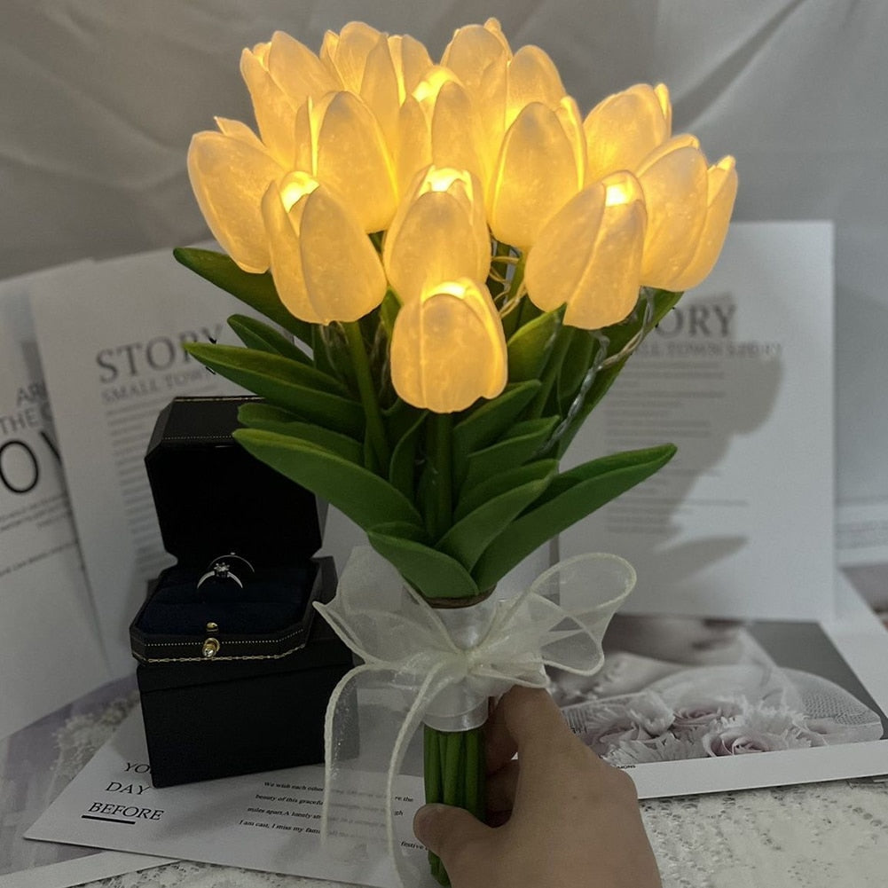 Elegant Tulip LED Lamp