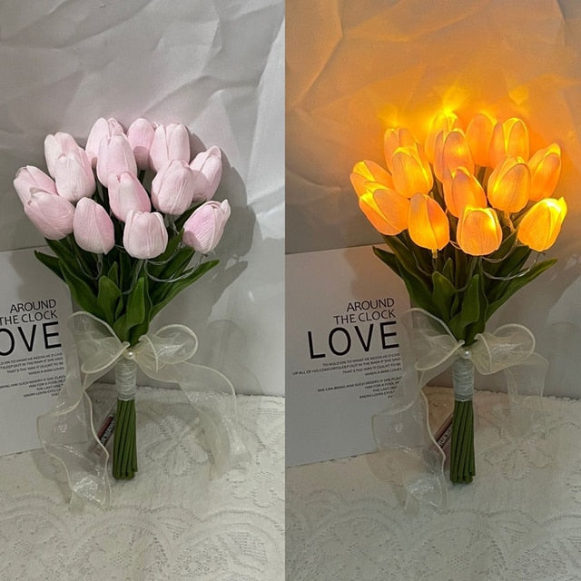 Elegant Tulip LED Lamp
