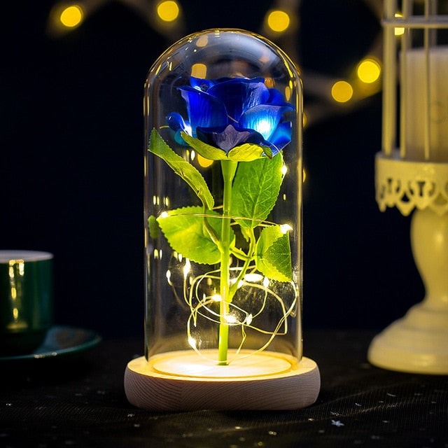 Everlight Flower Glass Sphere - Gift Box Included